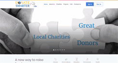 Desktop Screenshot of donatesmarter.com